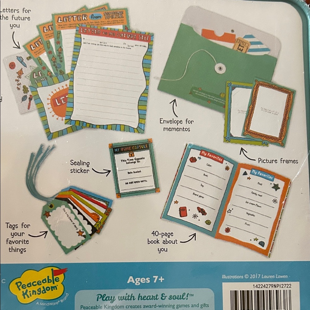 Colorful Time Capsule Keepsake Box - Picture 4 of 6